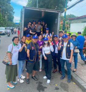 Đồng hành cùng tổ chức từ thiện quốc tế Lions International phát 1000 suất ăn trưa tại bệnh viện 115